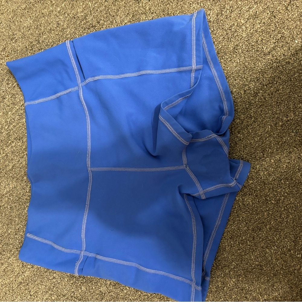 Fabletics Blue Bike Shorts